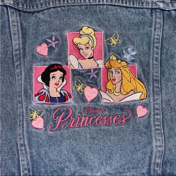 Vintage Girls Disney Princess Jean Jacket / No Size - Picture 4 of 4